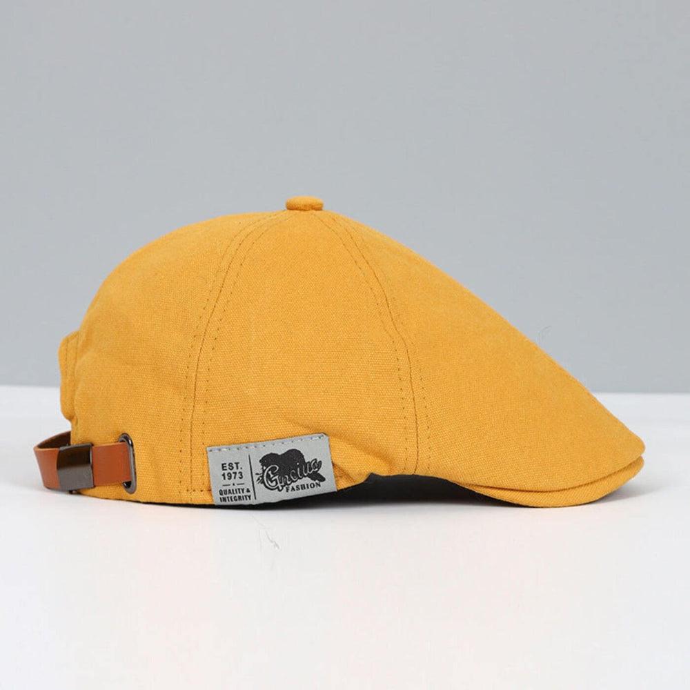 Men's Cotton Flat Cap | Classic Newsboy Hat 4