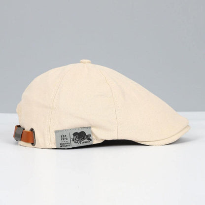 Men's Cotton Flat Cap | Classic Newsboy Hat 5