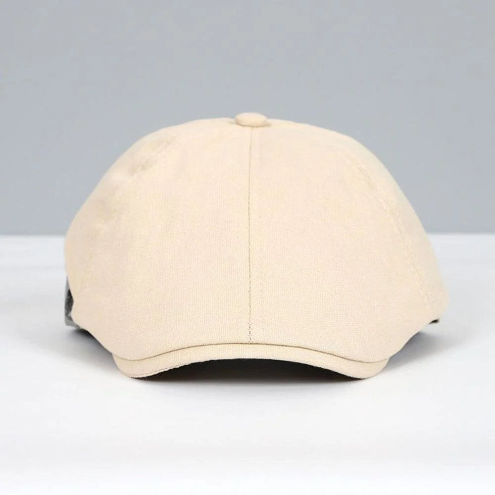 Men's Cotton Flat Cap | Classic Newsboy Hat 7