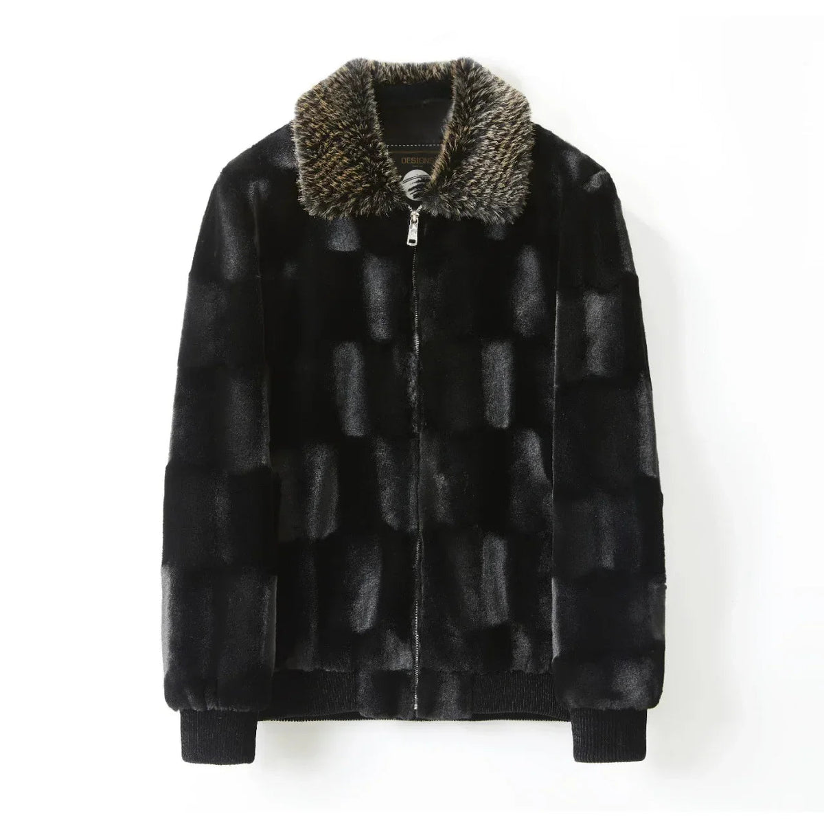 Men's Faux-Fur Winter Jacket | Casual Zip-Up Coat 0