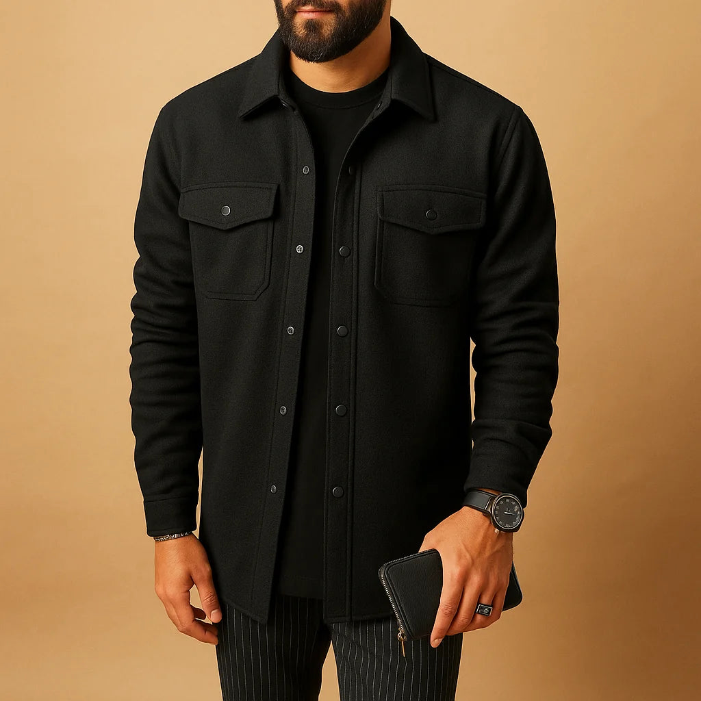 Men's Flannel Shirt | Warm Long-Sleeve Relaxed Fit 1