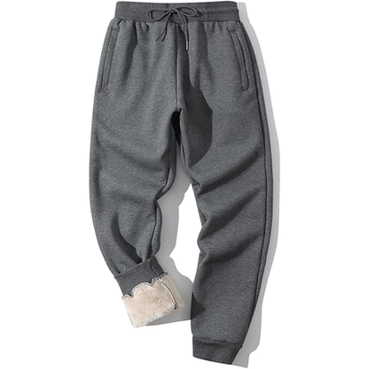 Men's Fleece-Lined Joggers | Thermal Sweatpants Relaxed Fit 1