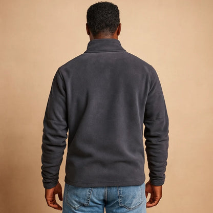 Men's Half-Zip Fleece Pullover | Soft Long-Sleeve Sweatshirt 3