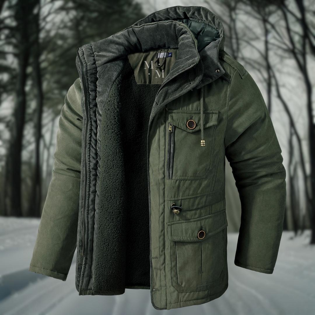 Men's Hooded Padded Utility Parka Jacket | Insulated Winter Coat 2