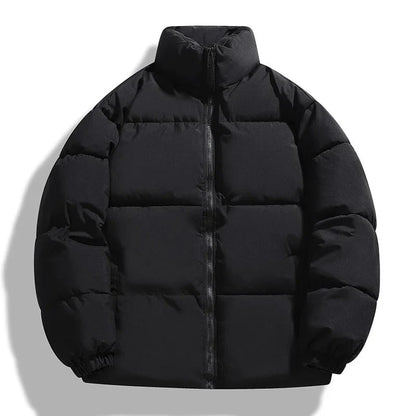 Men's Insulated Puffer Jacket Stand-Collar Zip-Up 1