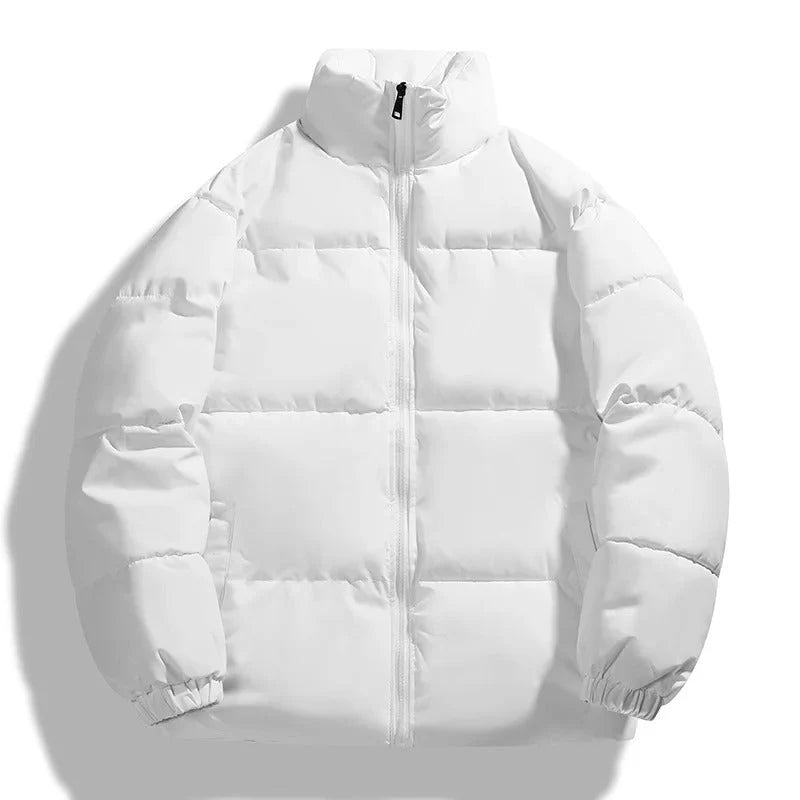 Men's Insulated Puffer Jacket Stand-Collar Zip-Up 4