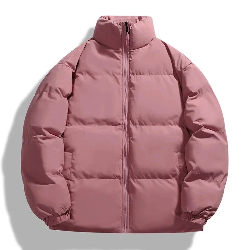 Men's Insulated Puffer Jacket Stand-Collar Zip-Up 5