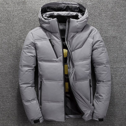 Men's Insulated Puffer Jacket with Detachable Hood | Men's Winter Jacket 0