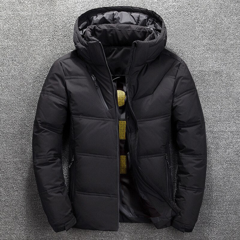 Men's Insulated Puffer Jacket with Detachable Hood | Men's Winter Jacket 1
