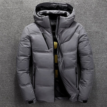 Men's Insulated Puffer Jacket with Detachable Hood | Men's Winter Jacket 2