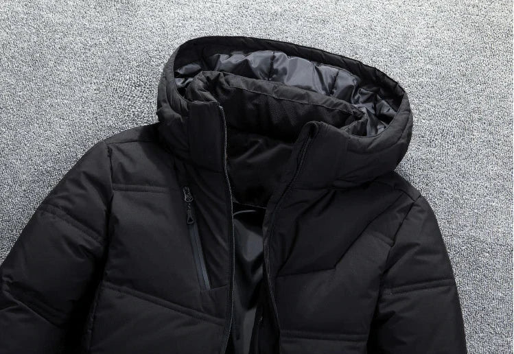 Men's Insulated Puffer Jacket with Detachable Hood | Men's Winter Jacket 4