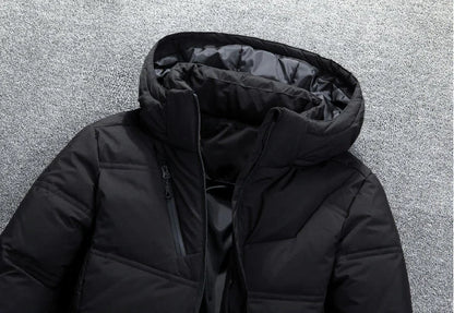 Men's Insulated Puffer Jacket with Detachable Hood | Men's Winter Jacket 4