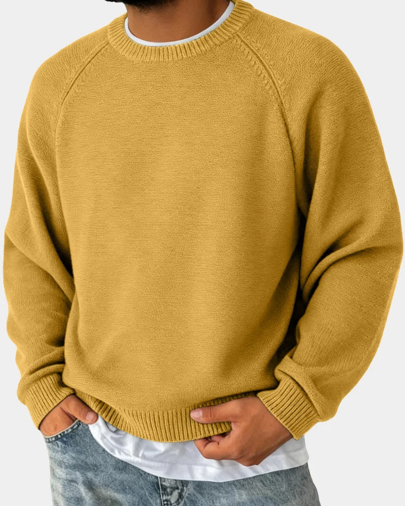 Men's Lightweight Crew-Neck Sweater | Long Sleeve Knit Pullover 7