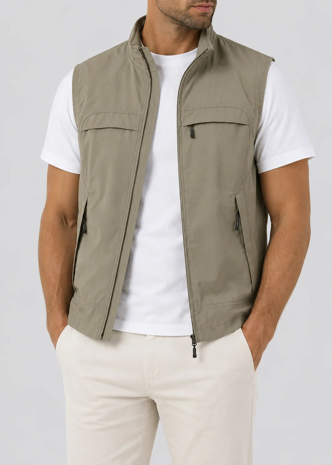 Men's Lightweight Insulated Nylon Bodywarmer Vest 2