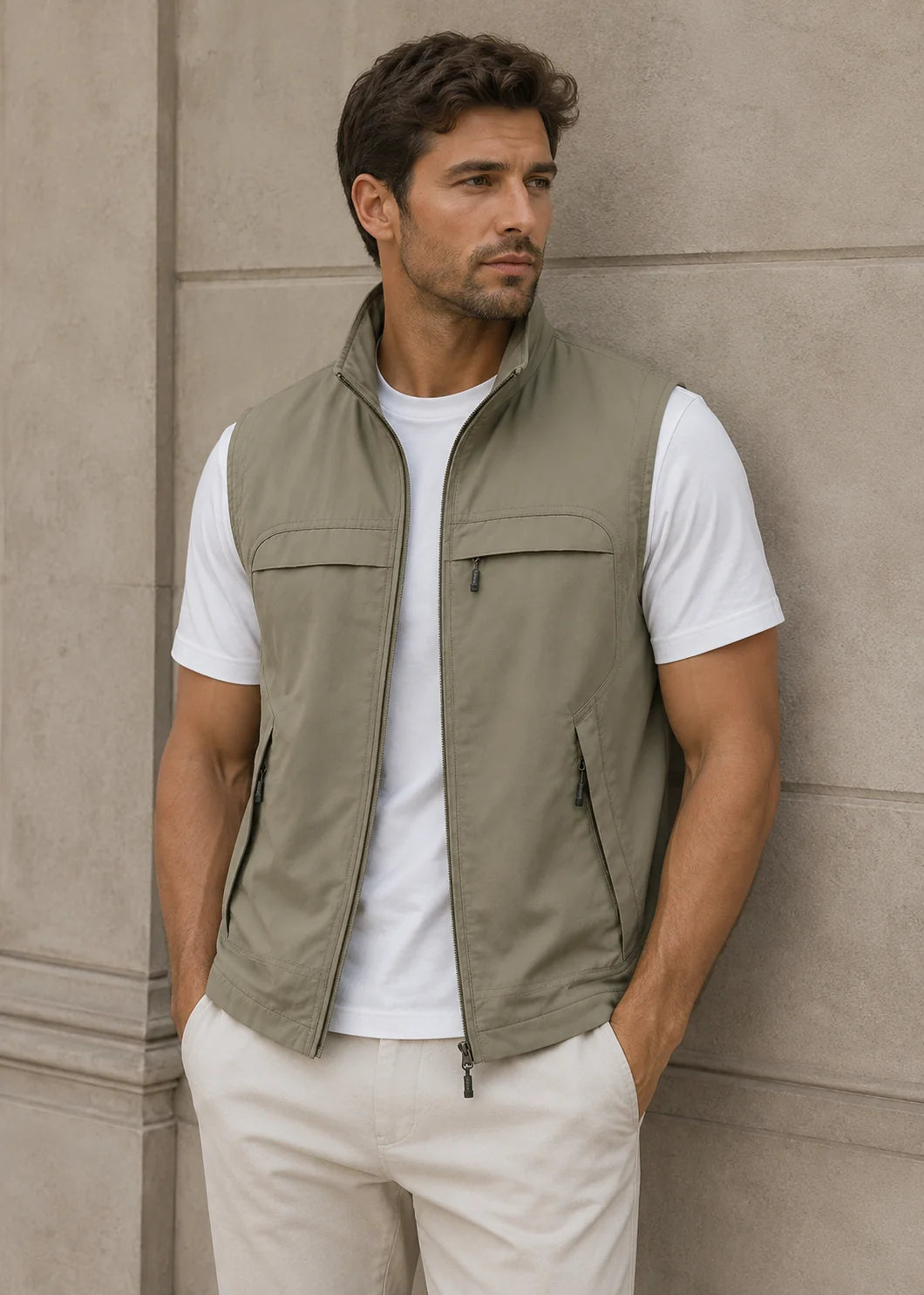 Men's Lightweight Insulated Nylon Bodywarmer Vest 4
