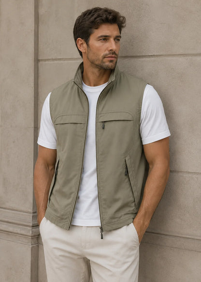 Men's Lightweight Insulated Nylon Bodywarmer Vest 4
