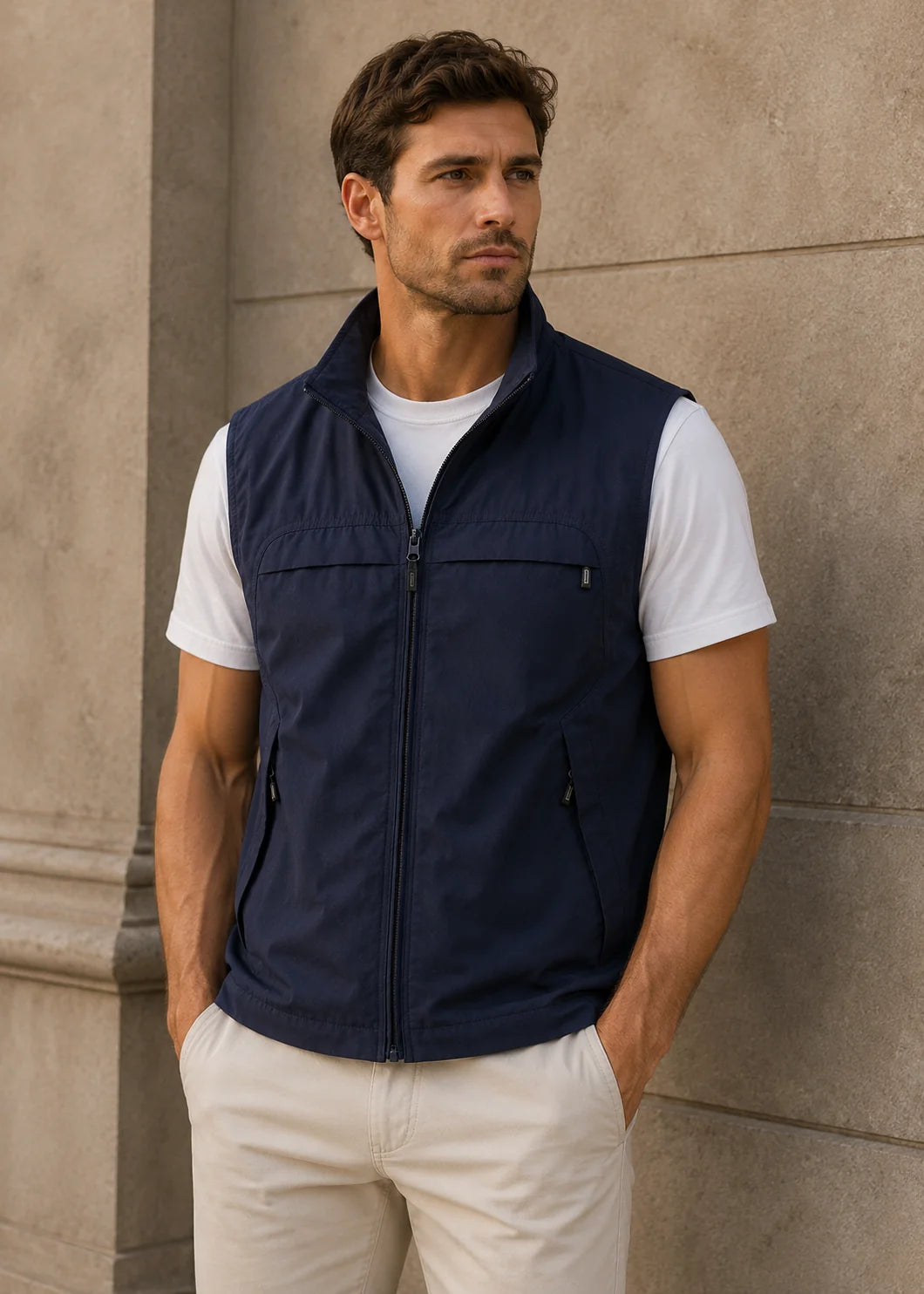 Men's Lightweight Insulated Nylon Bodywarmer Vest 8