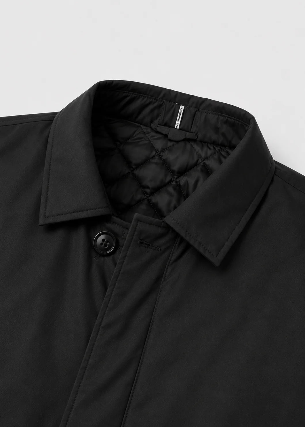 Men's Lightweight Mac Coat | Point Collar Button Up 3