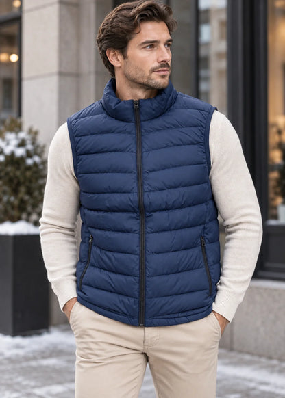 Men's Lightweight Quilted Gilet | Insulated Sleeveless Vest 5
