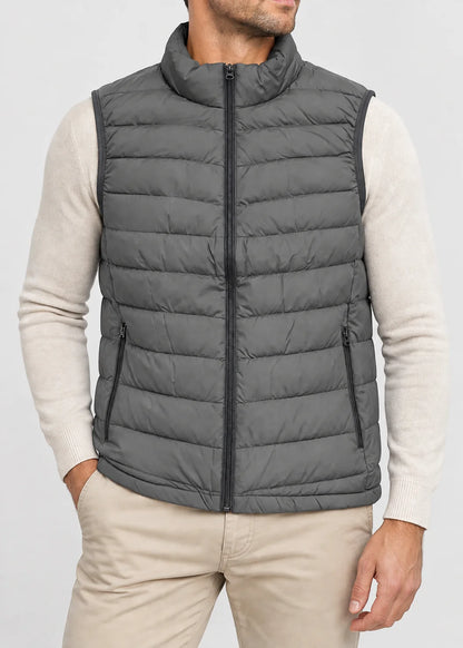 Men's Lightweight Quilted Gilet | Insulated Sleeveless Vest 6