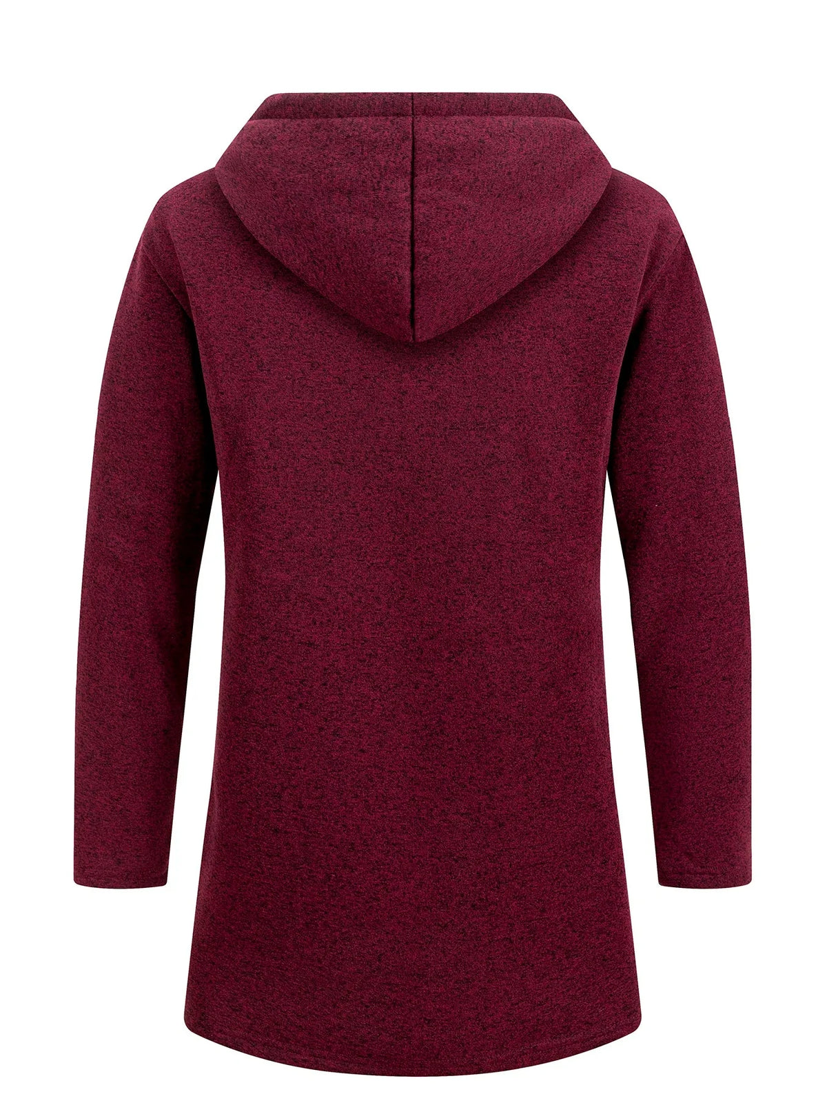 Men's Longline Zip-Up Hoodie | Relaxed Fit Sweatshirt 5
