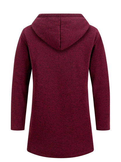 Men's Longline Zip-Up Hoodie | Relaxed Fit Sweatshirt 5
