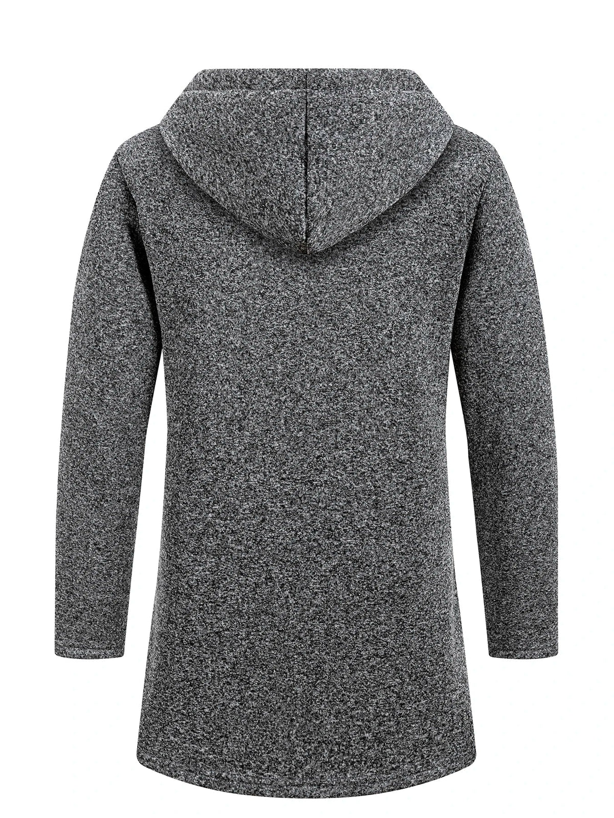 Men's Longline Zip-Up Hoodie | Relaxed Fit Sweatshirt 6