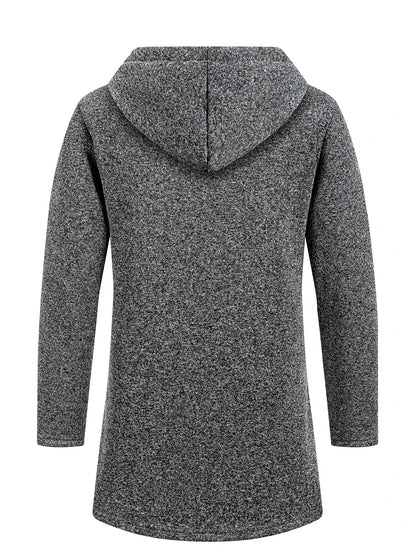 Men's Longline Zip-Up Hoodie | Relaxed Fit Sweatshirt 6