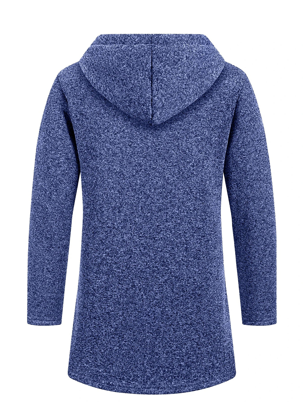 Men's Longline Zip-Up Hoodie | Relaxed Fit Sweatshirt 7