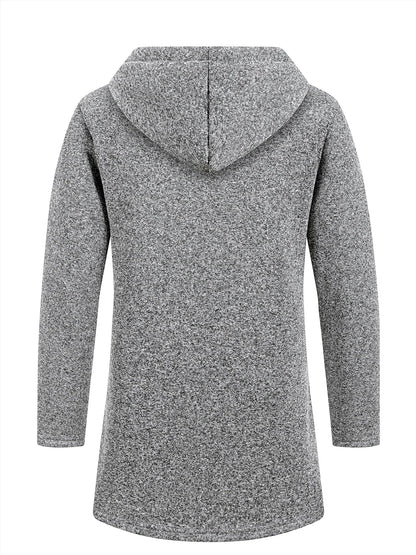 Men's Longline Zip-Up Hoodie | Relaxed Fit Sweatshirt 8