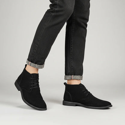Men's Nubuck Chukka Boots | Smart Casual Lace-Up Footwear 2