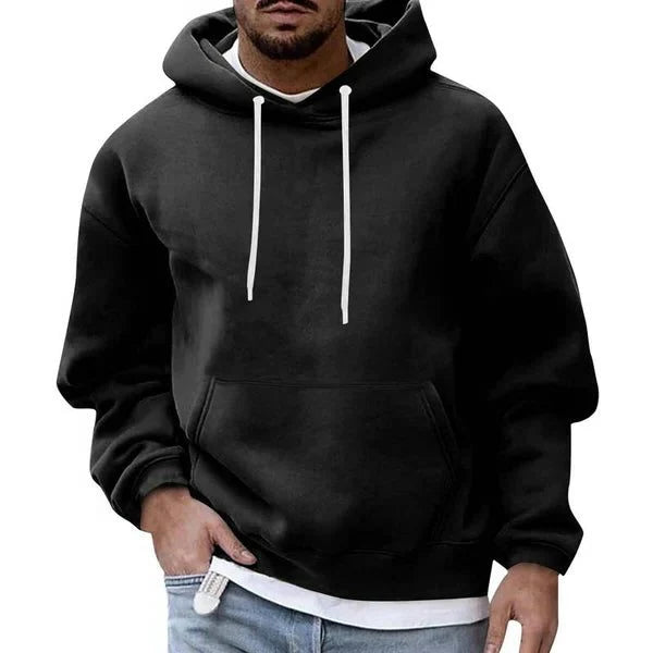 Men's Oversized Hoodie Long-Sleeve Pullover 2