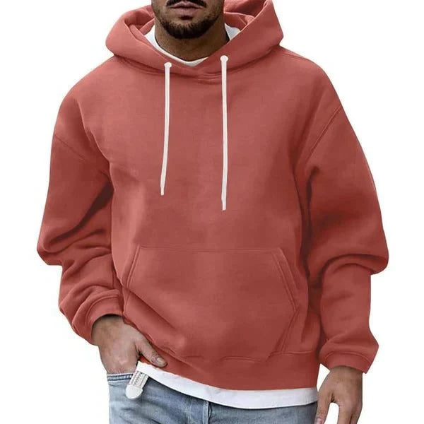Men's Oversized Hoodie Long-Sleeve Pullover 4