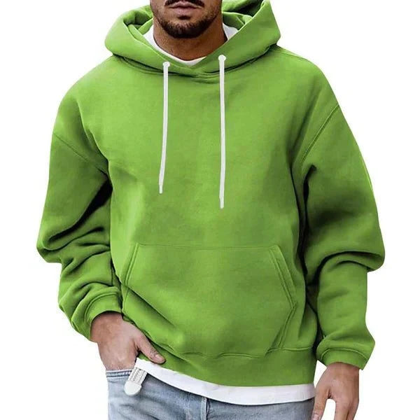 Men's Oversized Hoodie Long-Sleeve Pullover 5