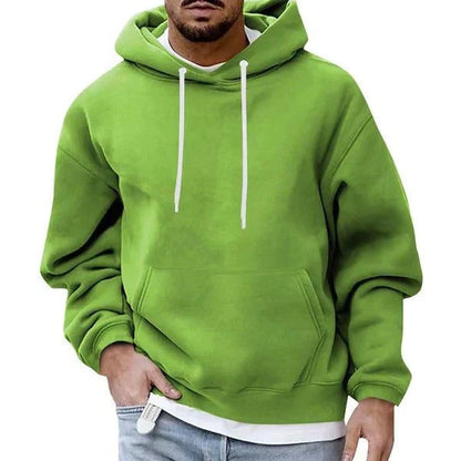 Men's Oversized Hoodie Long-Sleeve Pullover 5