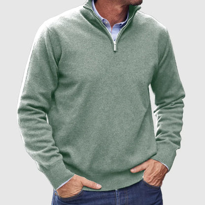 Men's Quarter-Zip Sweater | Soft Knit Autumn Layer 5