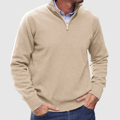 Men's Quarter-Zip Sweater | Soft Knit Autumn Layer 6