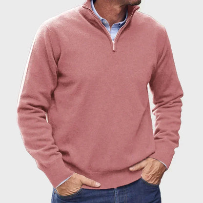 Men's Quarter-Zip Sweater | Soft Knit Autumn Layer 7
