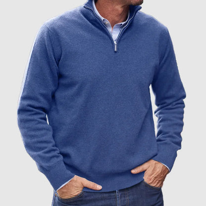Men's Quarter-Zip Sweater | Soft Knit Autumn Layer 9