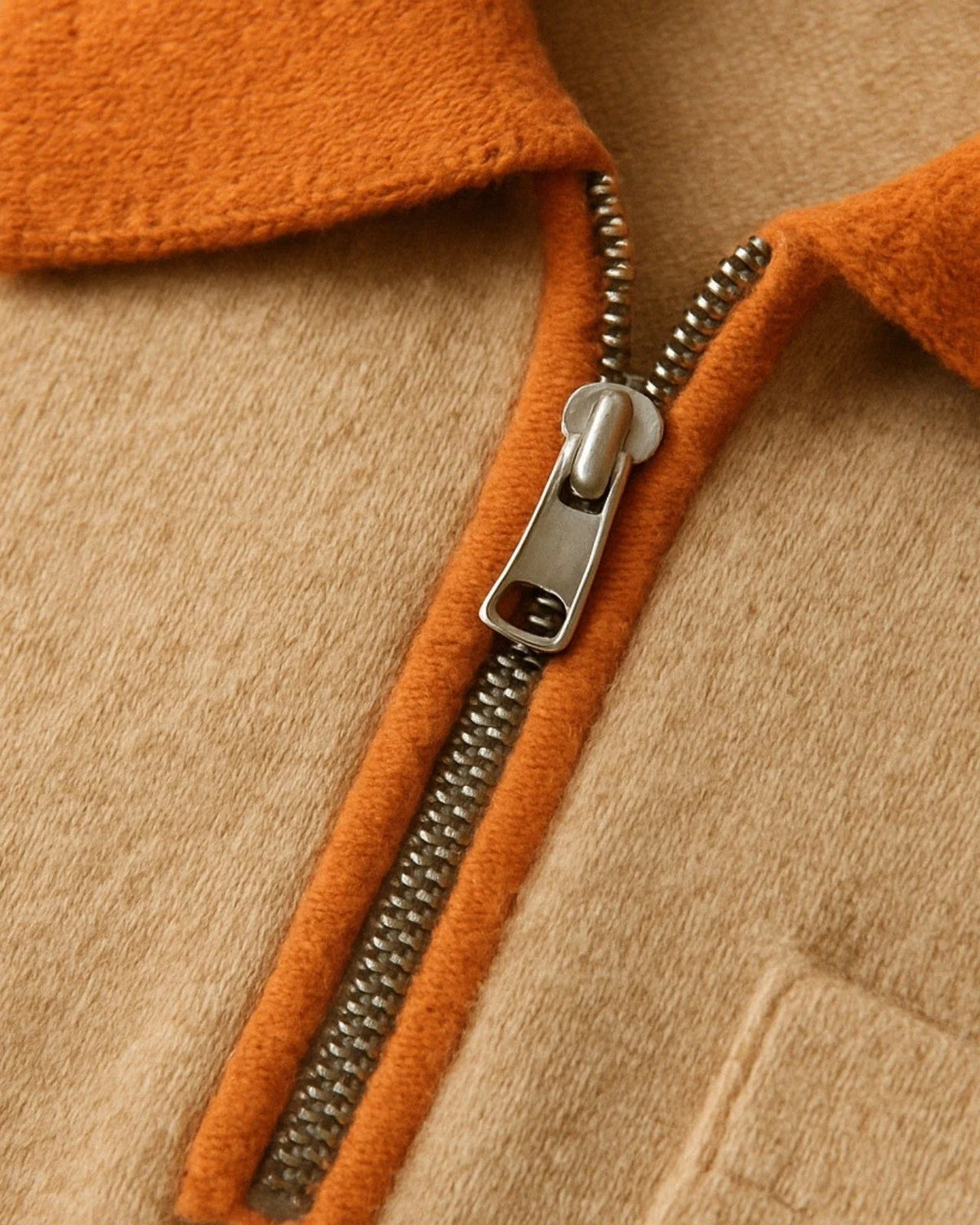 Men's Quarter Zip Sweater with Chest Pocket | Knit Layer 2