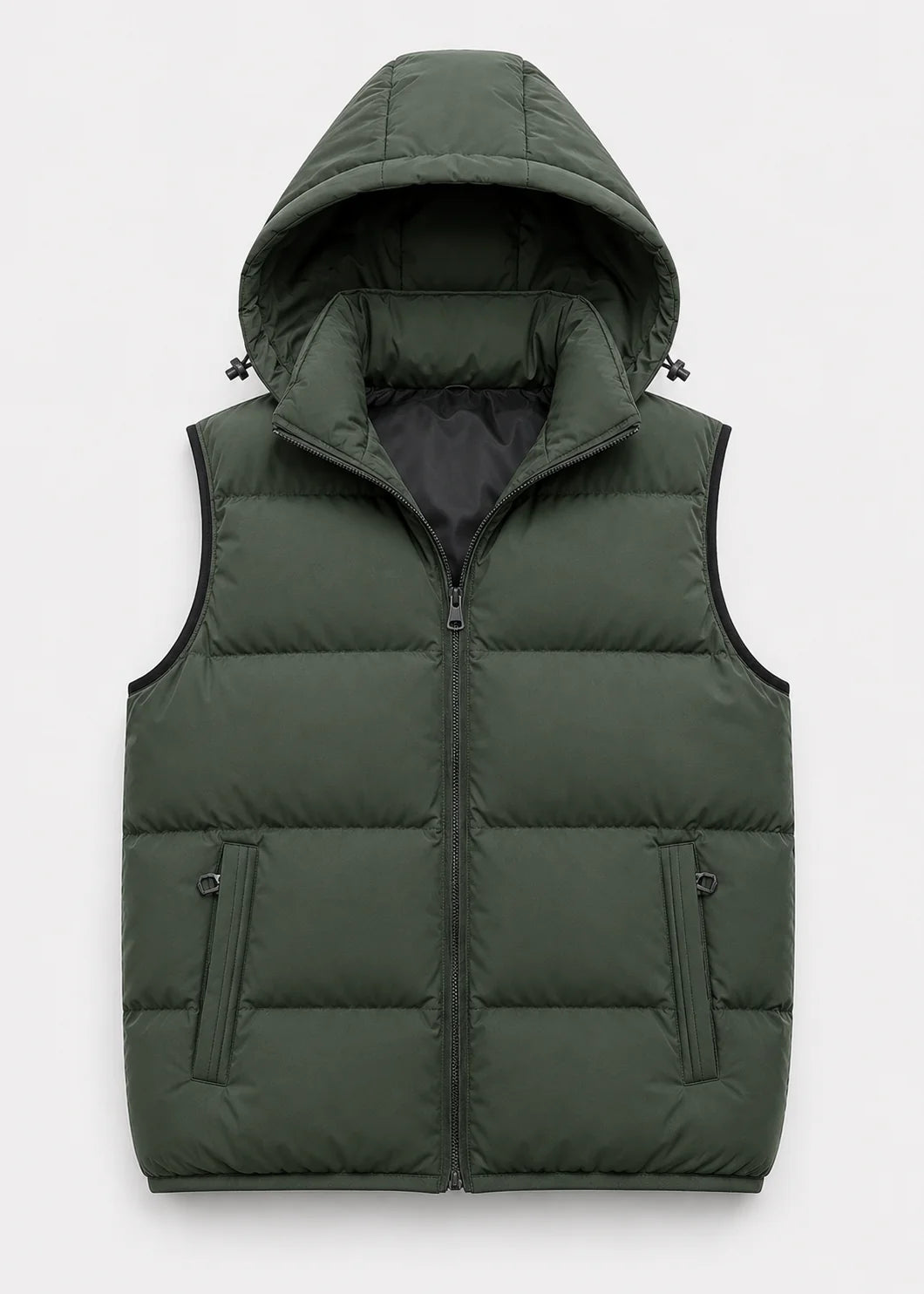 Men's Quilted Hooded Gilet | Lightweight Insulated Bodywarmer 0