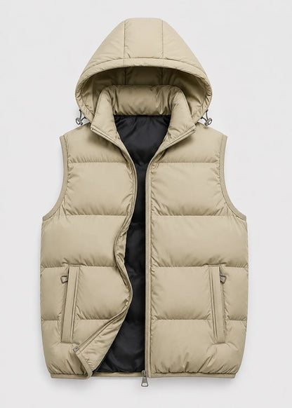 Men's Quilted Hooded Gilet | Lightweight Insulated Bodywarmer 11