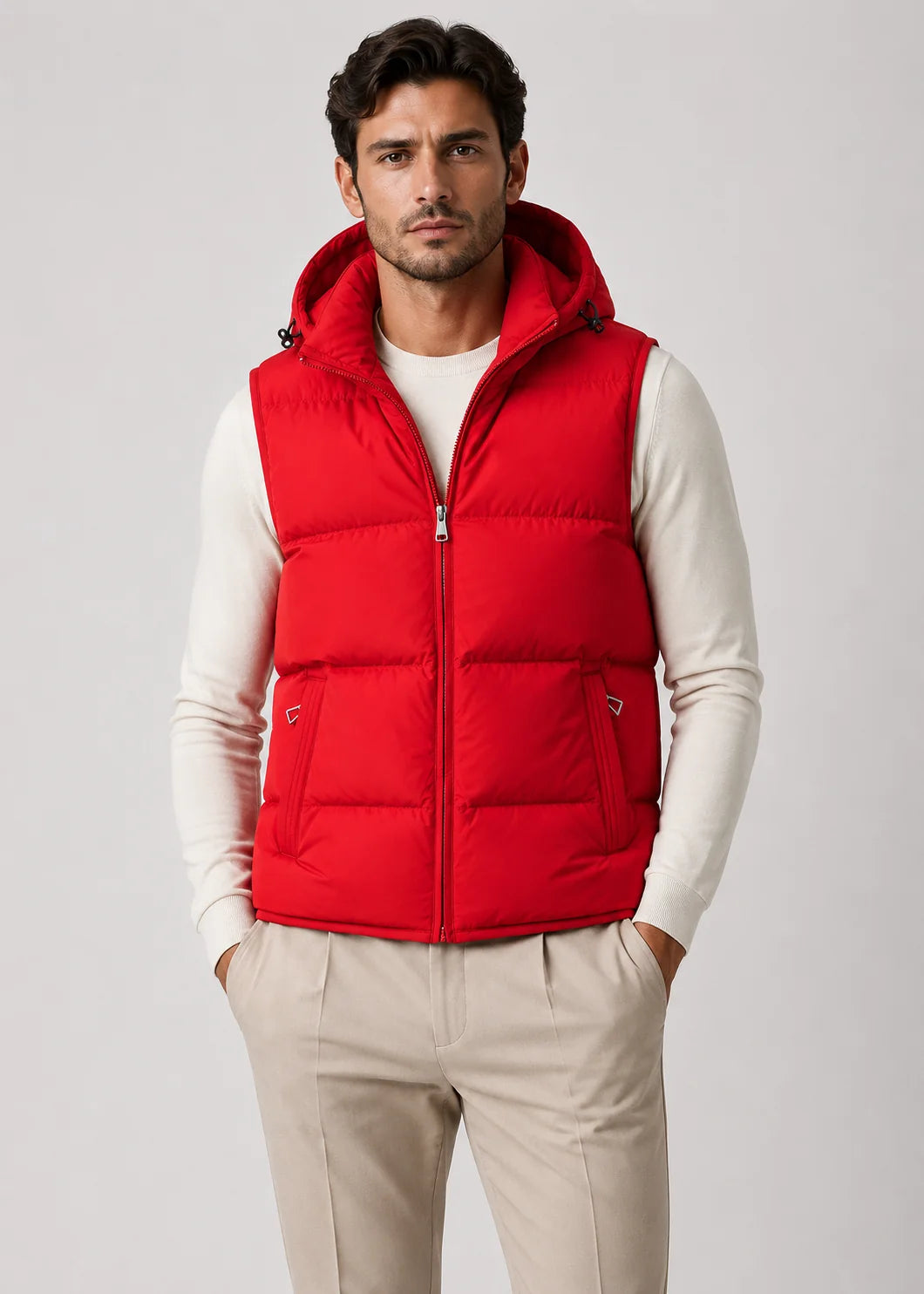 Men's Quilted Hooded Gilet | Lightweight Insulated Bodywarmer 5
