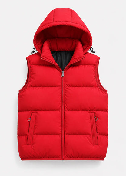 Men's Quilted Hooded Gilet | Lightweight Insulated Bodywarmer 6