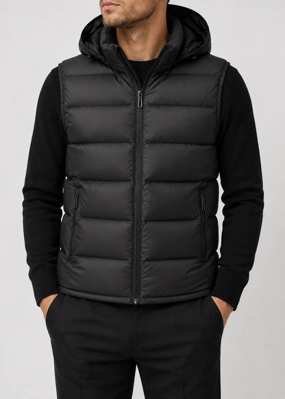 Men's Quilted Padded Bodywarmer Vest | Insulated Zip Front Gilet 3