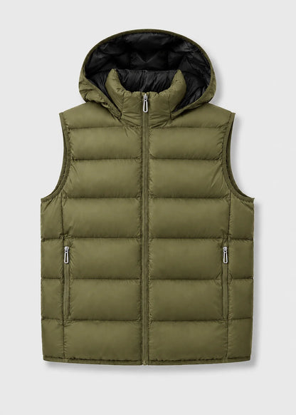 Men's Quilted Padded Bodywarmer Vest | Insulated Zip Front Gilet 4
