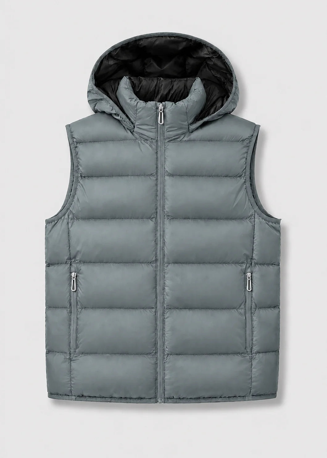 Men's Quilted Padded Bodywarmer Vest | Insulated Zip Front Gilet 6