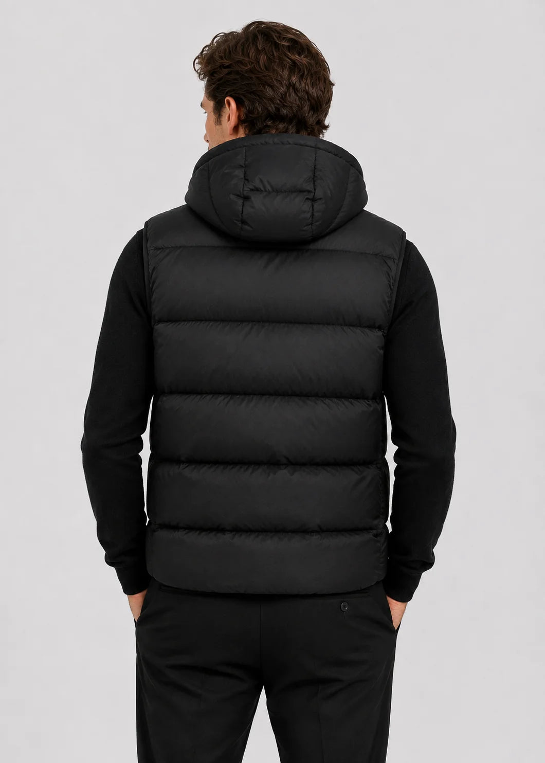 Men's Quilted Padded Bodywarmer Vest | Insulated Zip Front Gilet 7