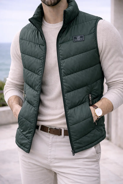 Men's Quilted Padded Gilet | Lightweight Insulated Bodywarmer 6