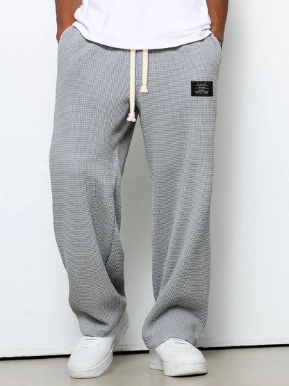 Men's Relaxed Fit Trousers | Adjustable Waist Breathable Fabric 3